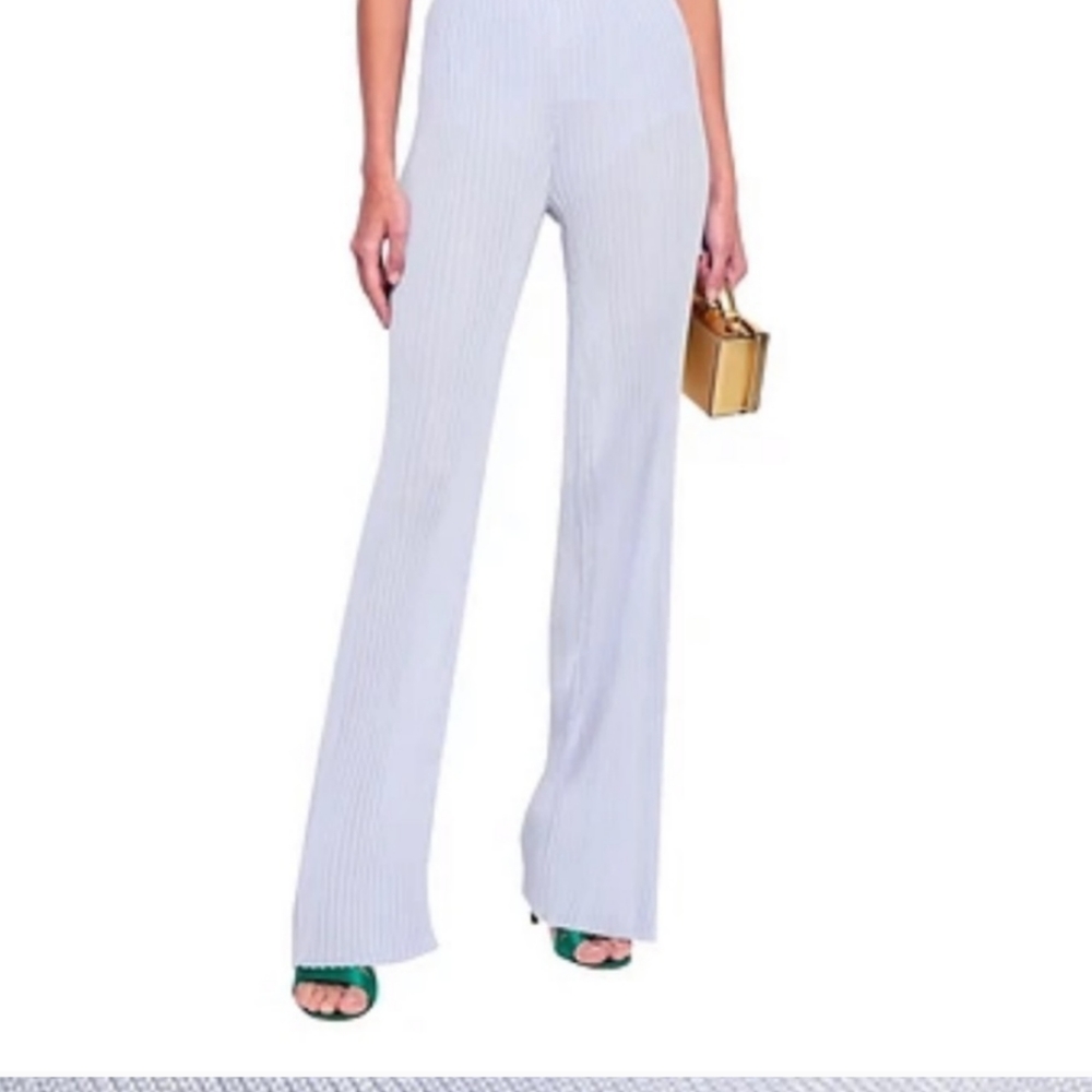 Lilac Emilio Pucci Purple Pastel Pants ribbed knit